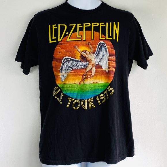 Vintage LED Zeppelin USA 1975 Concert Tee, M.